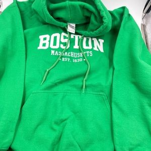 Men’s Green Boston hoodie